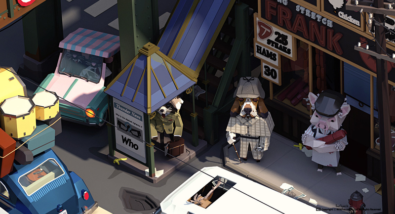 Illustration for article titled There's A Whole World Living In This Low-Poly Art
